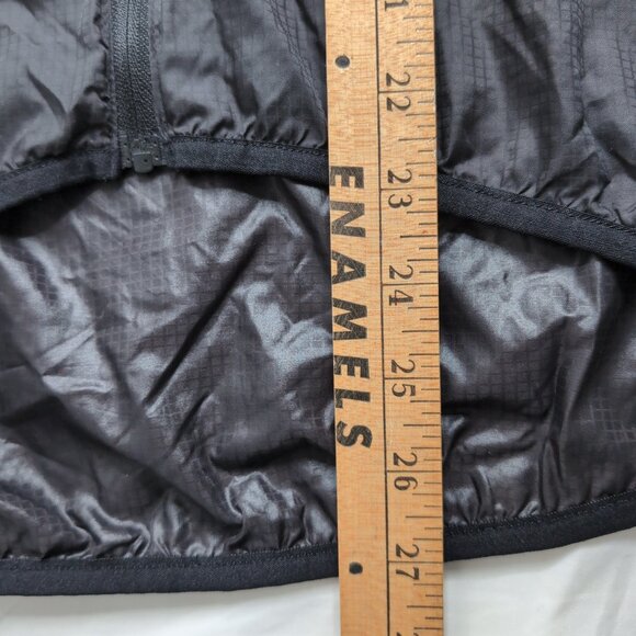 Descente Women's Black Windbreaker/Shell Elastic Cinched Waist, Size Large - Picture 7 of 7